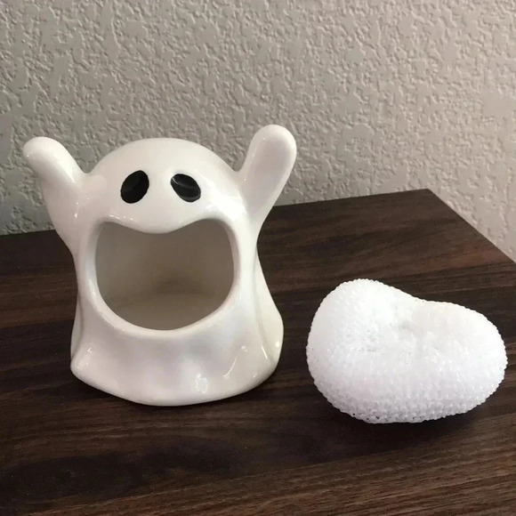 Boo Ghost Scrubby Sponge Holder - Picture 3 of 5